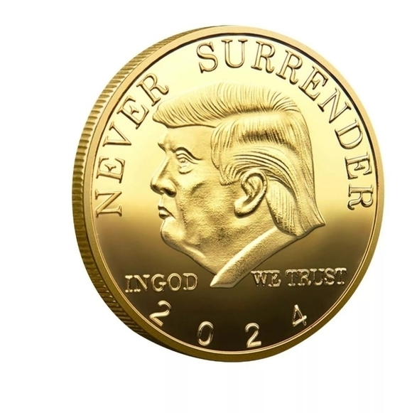 NEW Coin Never Surrender Trump coin collector Politics - Picture 5 of 7